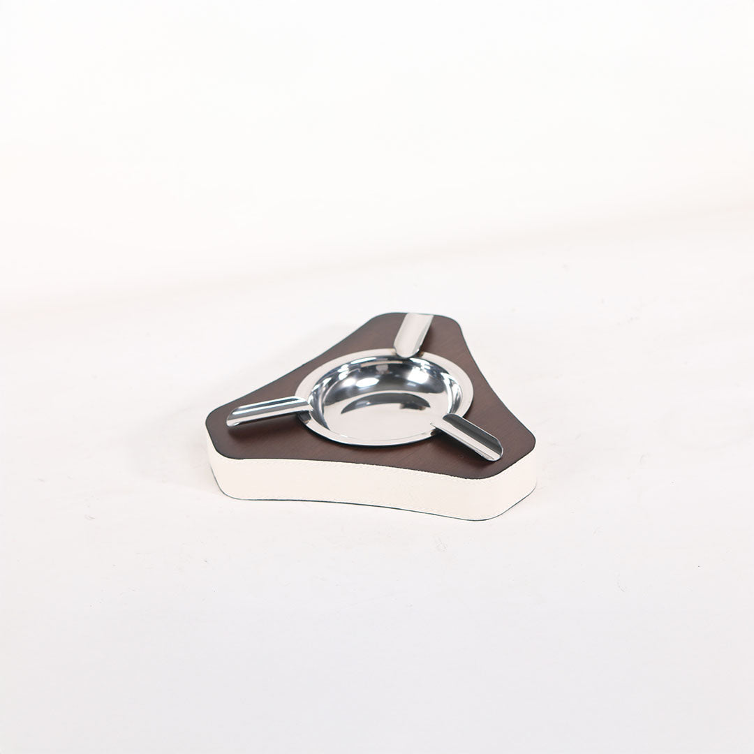 Pre-order 45 Days Delivery Leather Triangle Ashtray - KF4010C