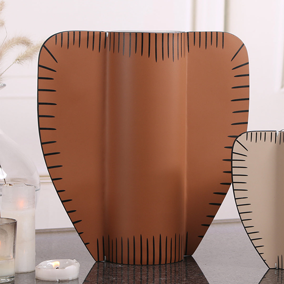 Leather Vase-Dry & Fresh-L KB3007CL -  Vases - ebarza Furniture UAE | Shop Modern Furniture in Abu Dhabi & Dubai - مفروشات ايبازرا في الامارات | تسوق اثاث عصري وديكورات مميزة في دبي وابوظبي