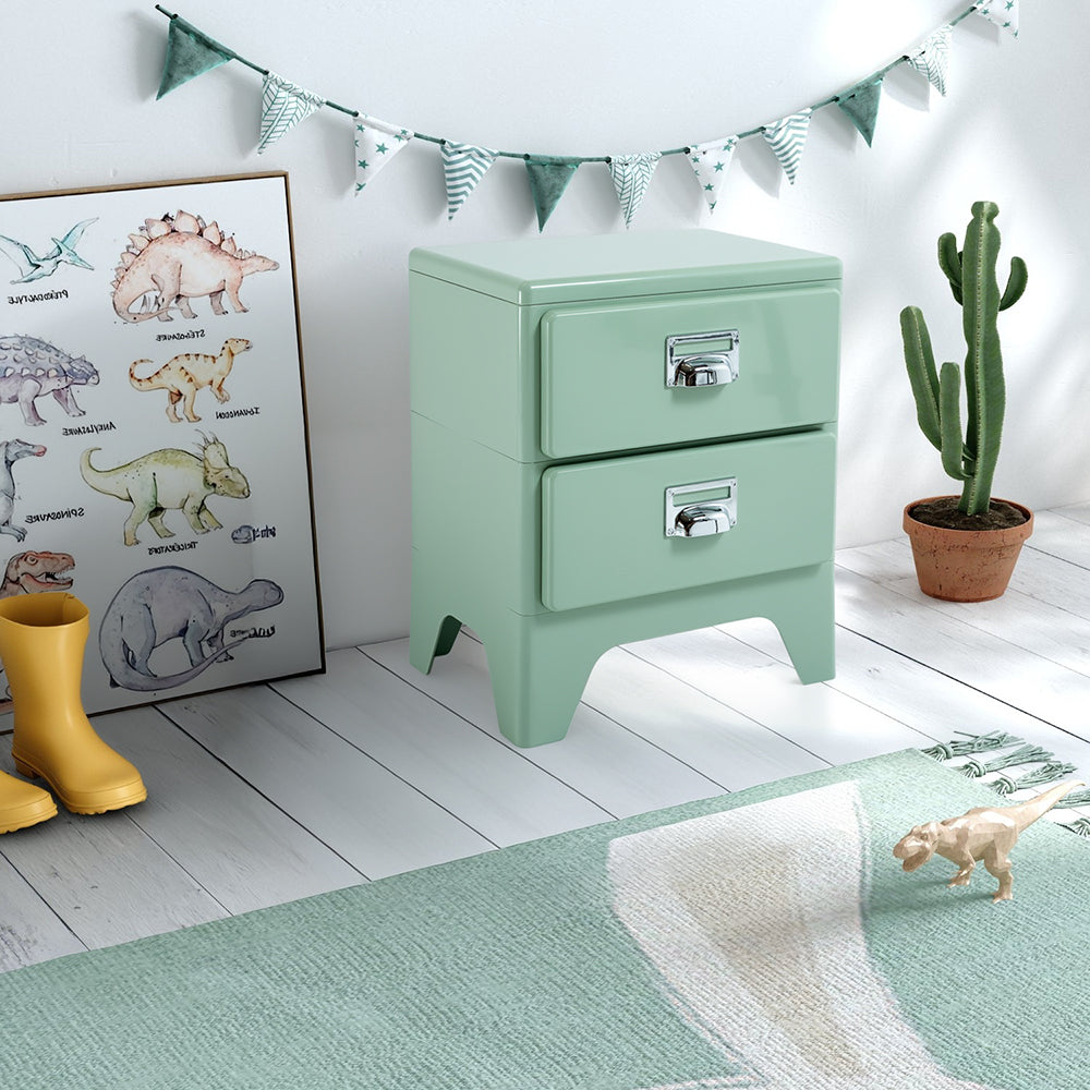 Lighet Green ABS  Side Table/Bedside Table BB-017 -  Side Tables - ebarza Furniture UAE | Shop Modern Furniture in Abu Dhabi & Dubai - مفروشات ايبازرا في الامارات | تسوق اثاث عصري وديكورات مميزة في دبي وابوظبي