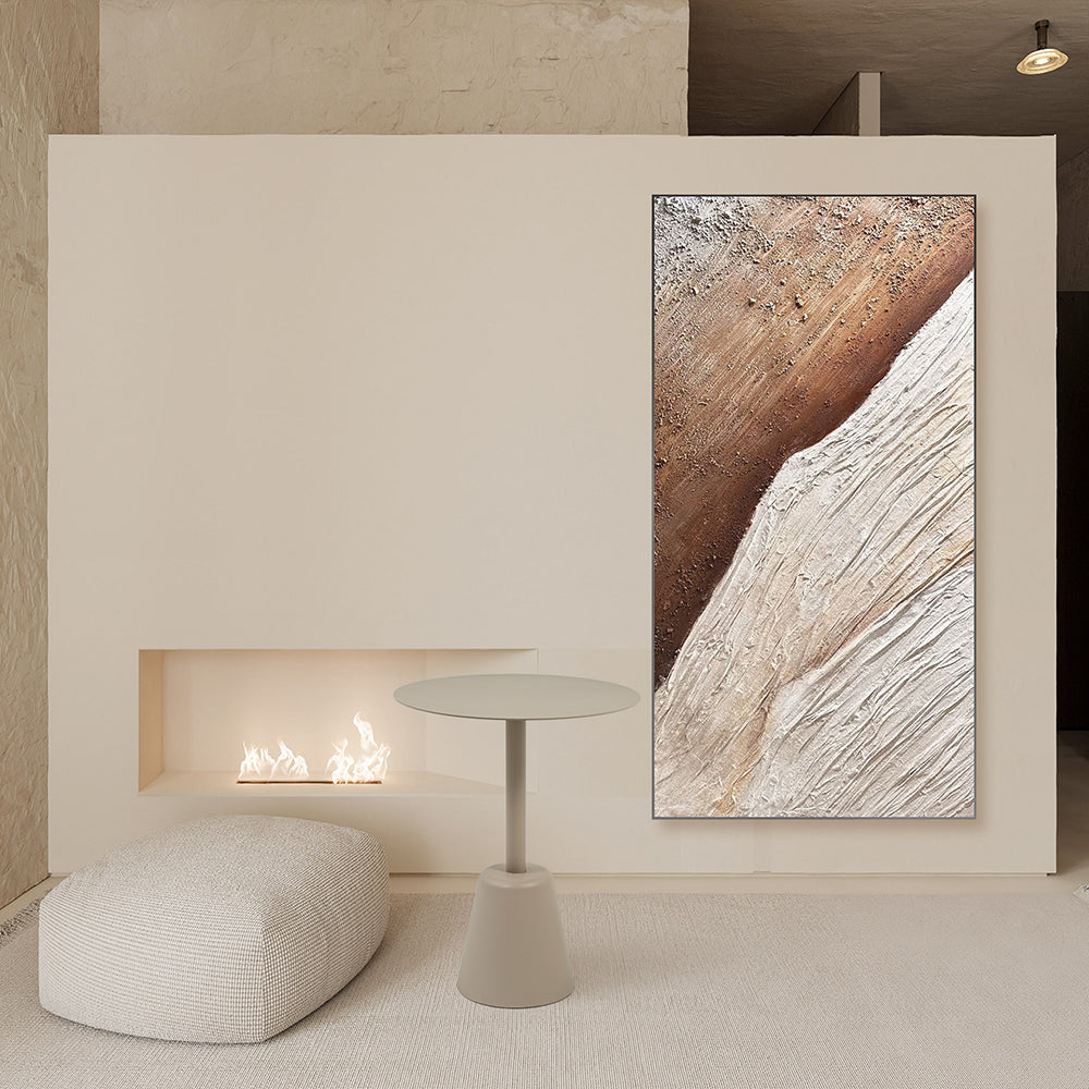 Light Brown Side Table GT-454 -  Side Tables - ebarza Furniture UAE | Shop Modern Furniture in Abu Dhabi & Dubai - مفروشات ايبازرا في الامارات | تسوق اثاث عصري وديكورات مميزة في دبي وابوظبي