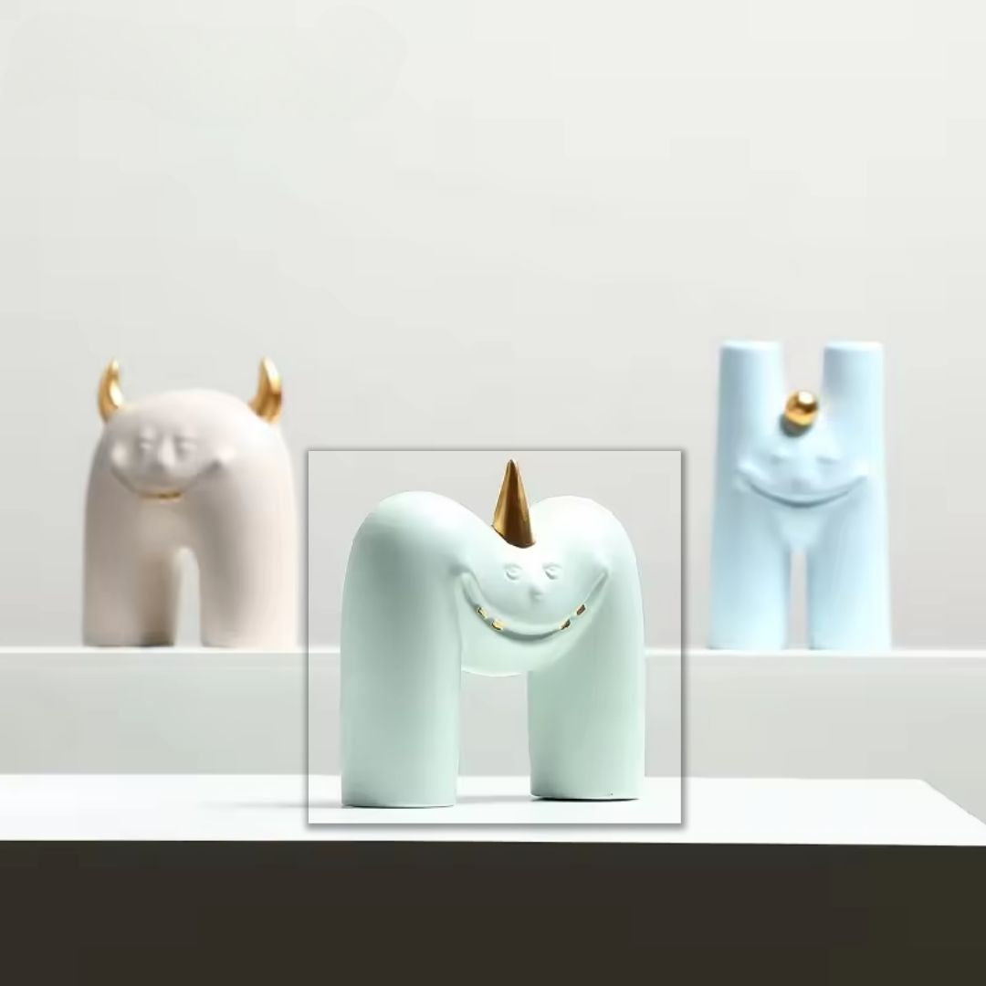 Little Monster M FF-D23057 -  Home Decor Figurines - ebarza Furniture UAE | Shop Modern Furniture in Abu Dhabi & Dubai - مفروشات ايبازرا في الامارات | تسوق اثاث عصري وديكورات مميزة في دبي وابوظبي