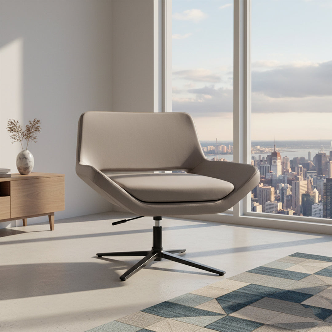 Lounge Chair - H-5146-Beige -  Lounge Chairs - ebarza Furniture UAE | Shop Modern Furniture in Abu Dhabi & Dubai - مفروشات ايبازرا في الامارات | تسوق اثاث عصري وديكورات مميزة في دبي وابوظبي