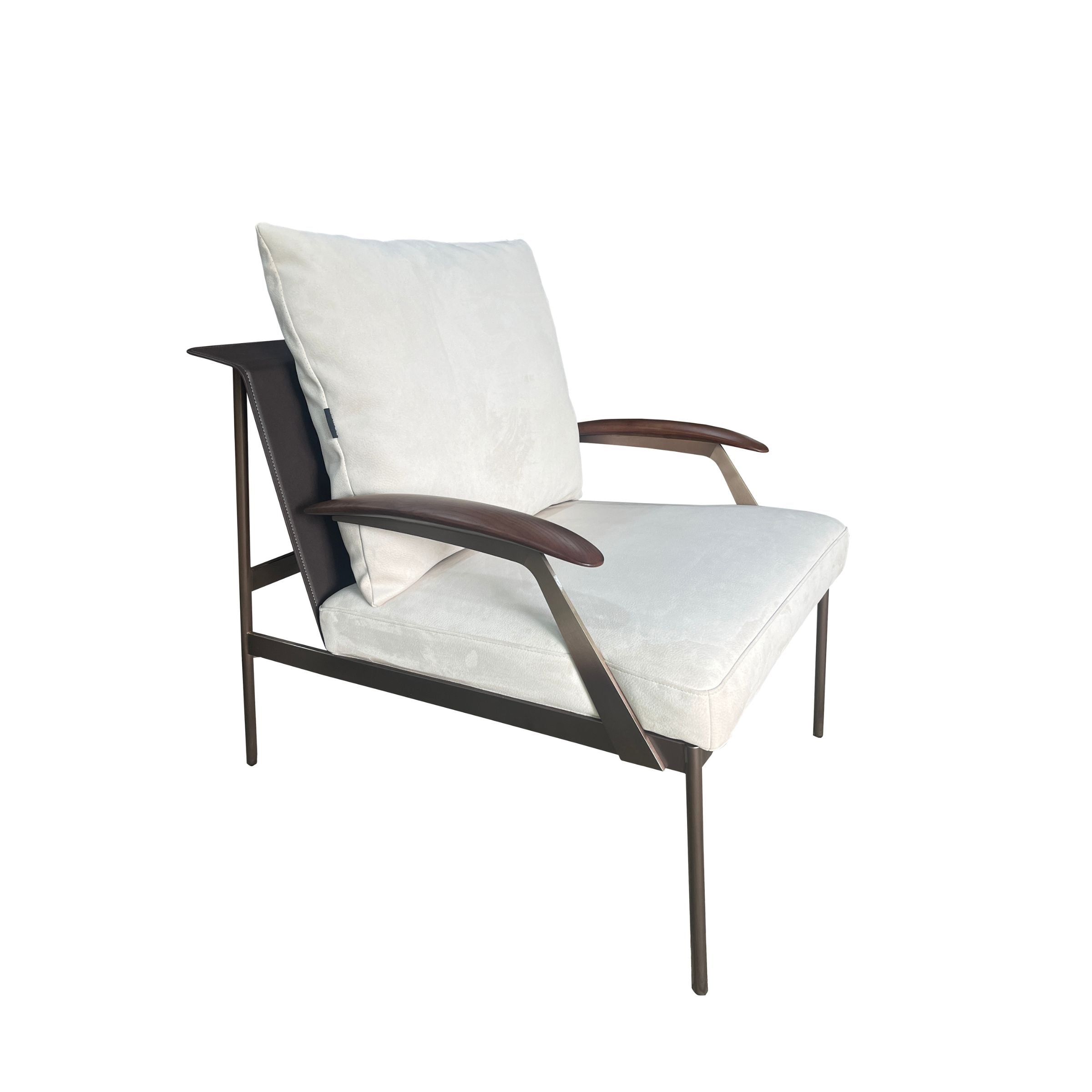 Willow Beige Lounge Chair MLL-A120 -  Lounge Chairs | كرسي صالة ويلو بيج - ebarza Furniture UAE | Shop Modern Furniture in Abu Dhabi & Dubai - مفروشات ايبازرا في الامارات | تسوق اثاث عصري وديكورات مميزة في دبي وابوظبي