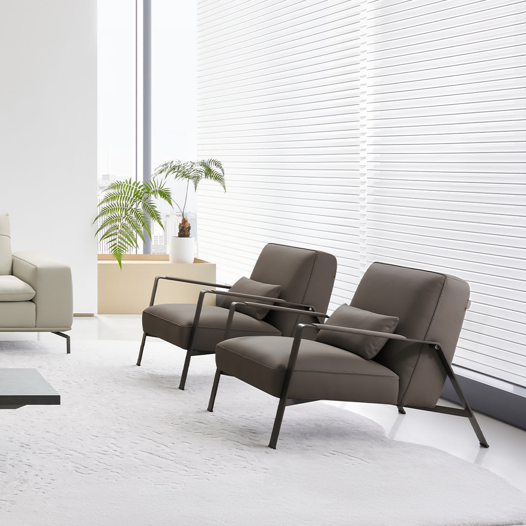 Nexus Lounge Chair AMF-DY218 -  Armchairs - ebarza Furniture UAE | Shop Modern Furniture in Abu Dhabi & Dubai - مفروشات ايبازرا في الامارات | تسوق اثاث عصري وديكورات مميزة في دبي وابوظبي