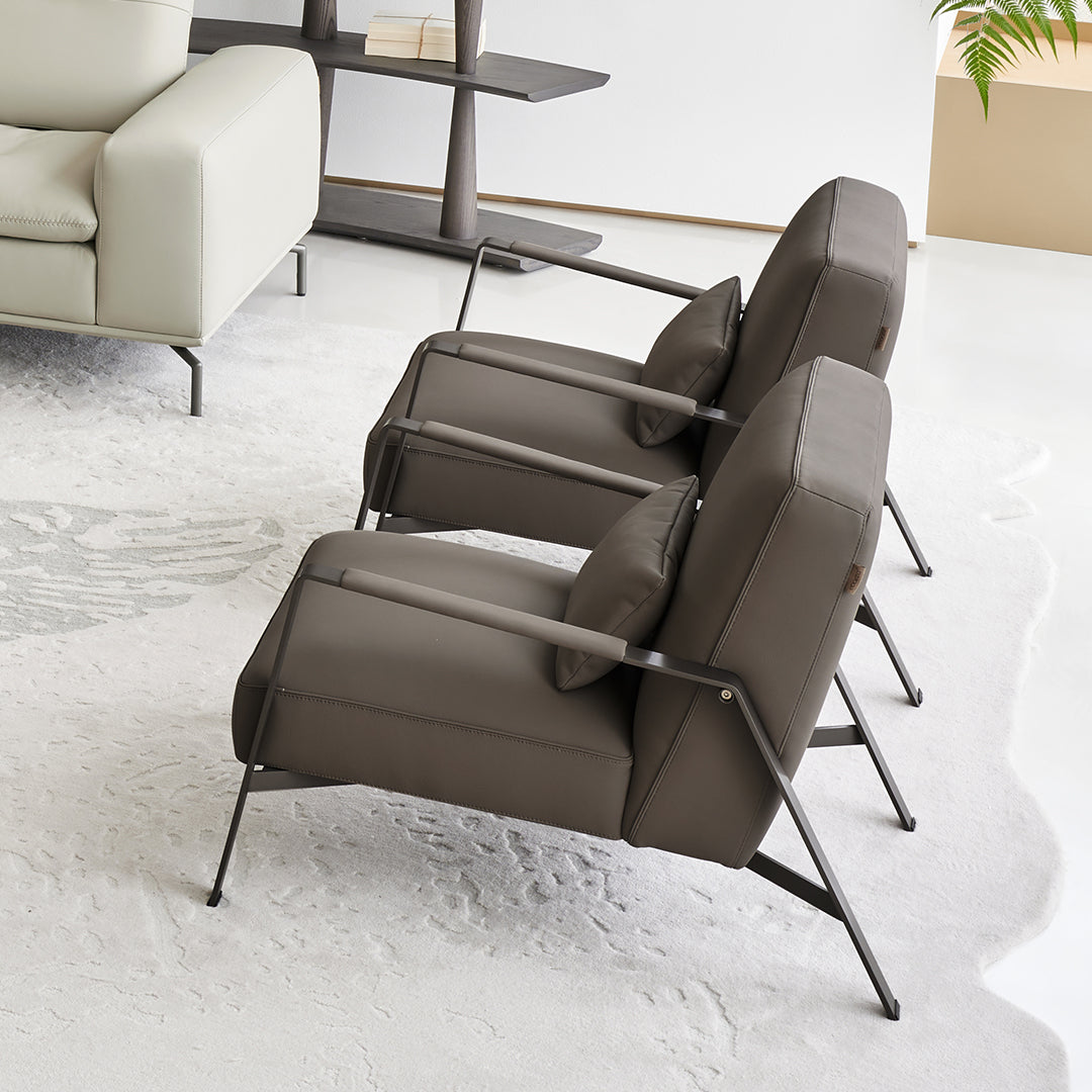 Nexus Lounge Chair AMF-DY218 -  Armchairs - ebarza Furniture UAE | Shop Modern Furniture in Abu Dhabi & Dubai - مفروشات ايبازرا في الامارات | تسوق اثاث عصري وديكورات مميزة في دبي وابوظبي