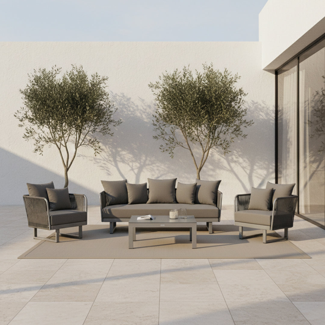 Pre-order 90 Days Delivery Lyon Outdoor Armchair 20810701 -  Outdoor Chairs - ebarza Furniture UAE | Shop Modern Furniture in Abu Dhabi & Dubai - مفروشات ايبازرا في الامارات | تسوق اثاث عصري وديكورات مميزة في دبي وابوظبي