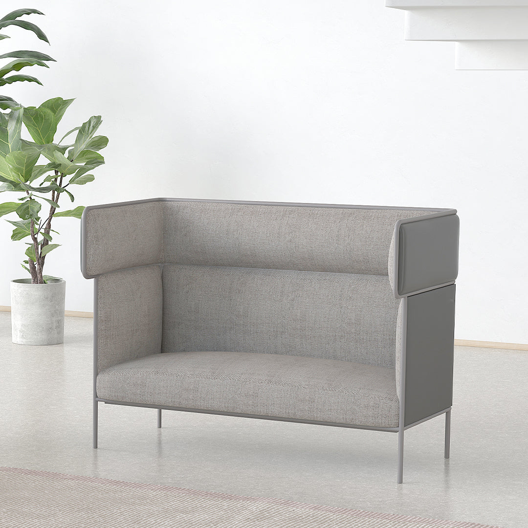 MAX 2-Seater-High Back Sofa -  Sofas - ebarza Furniture UAE | Shop Modern Furniture in Abu Dhabi & Dubai - مفروشات ايبازرا في الامارات | تسوق اثاث عصري وديكورات مميزة في دبي وابوظبي