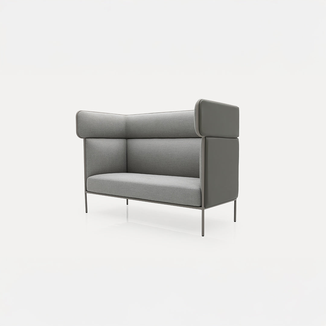 Pre-order 120 Days Delivery MAX 2 Seater-High Back Sofa -  Sofas - ebarza Furniture UAE | Shop Modern Furniture in Abu Dhabi & Dubai - مفروشات ايبازرا في الامارات | تسوق اثاث عصري وديكورات مميزة في دبي وابوظبي