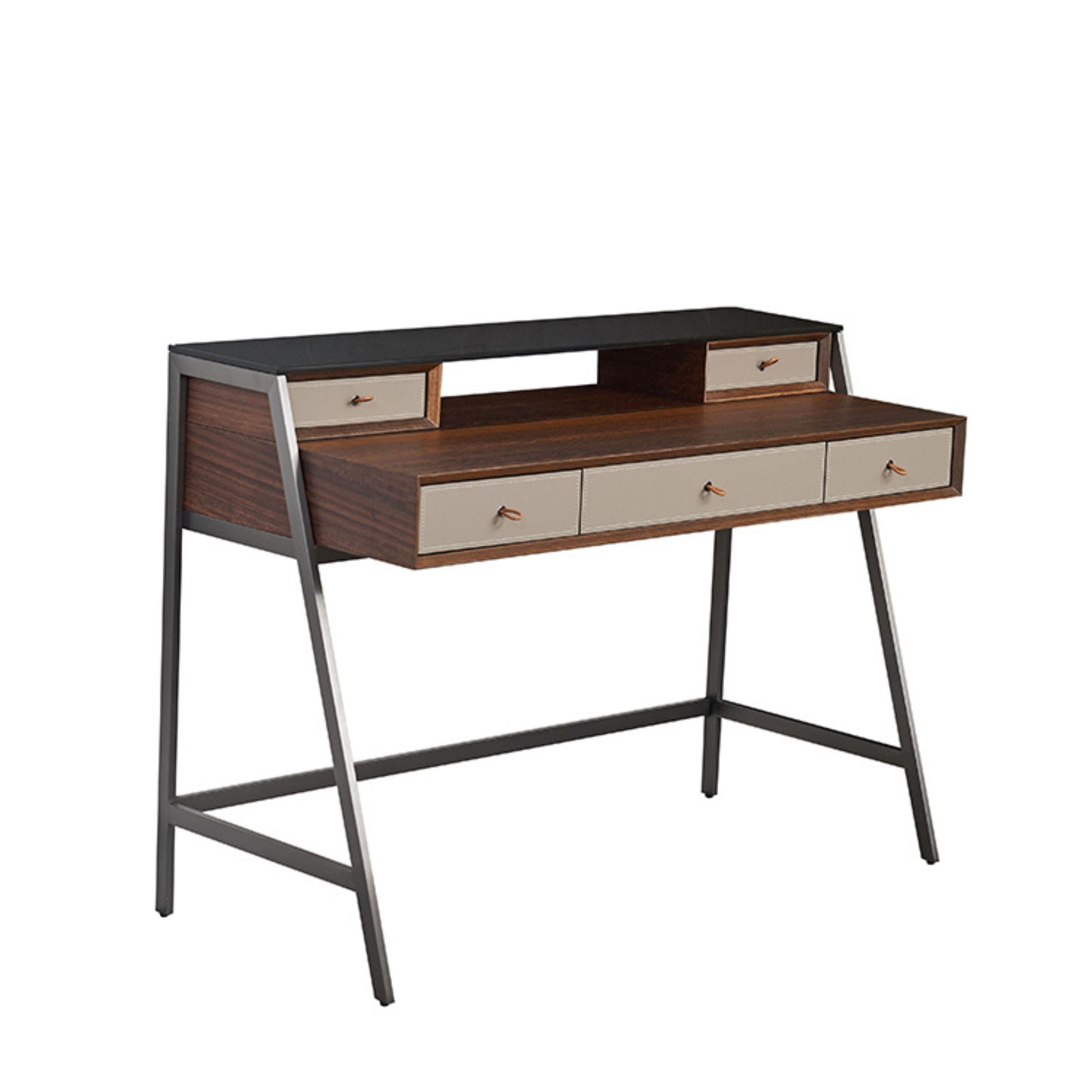 Saddle Leather Dresser MLL-J01 -  Dressers | سرج جلد تسريحة / مكتب - ebarza Furniture UAE | Shop Modern Furniture in Abu Dhabi & Dubai - مفروشات ايبازرا في الامارات | تسوق اثاث عصري وديكورات مميزة في دبي وابوظبي