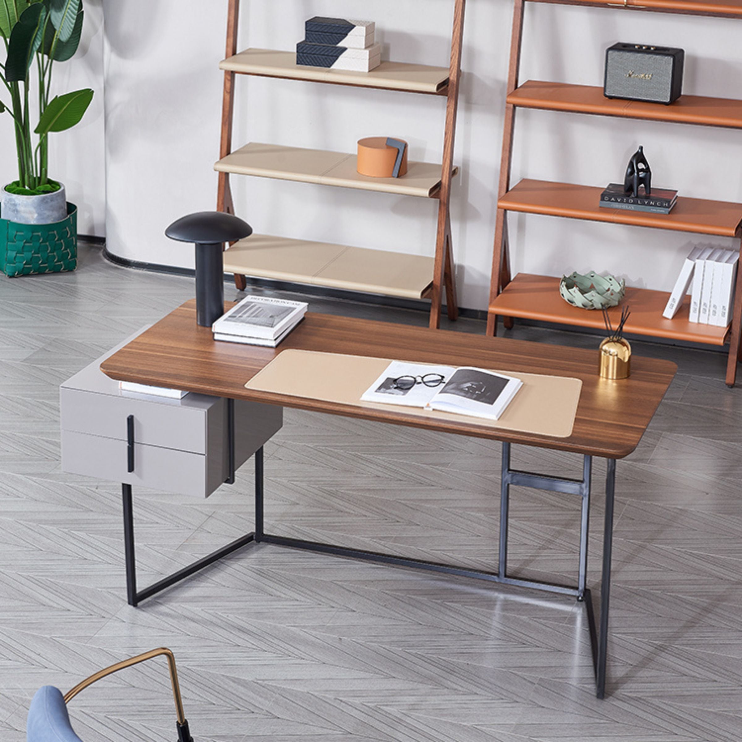 Pre-order 75 Days Delivery - Eucalyptus Veneer Office/ Dresser MLL-J04 -  Office Desks | اطلب مسبقًا التسليم خلال 75 يومًا - مكتب / تسريحة بقشرة الأوكالبتوس - ebarza Furniture UAE | Shop Modern Furniture in Abu Dhabi & Dubai - مفروشات ايبازرا في الامارات | تسوق اثاث عصري وديكورات مميزة في دبي وابوظبي