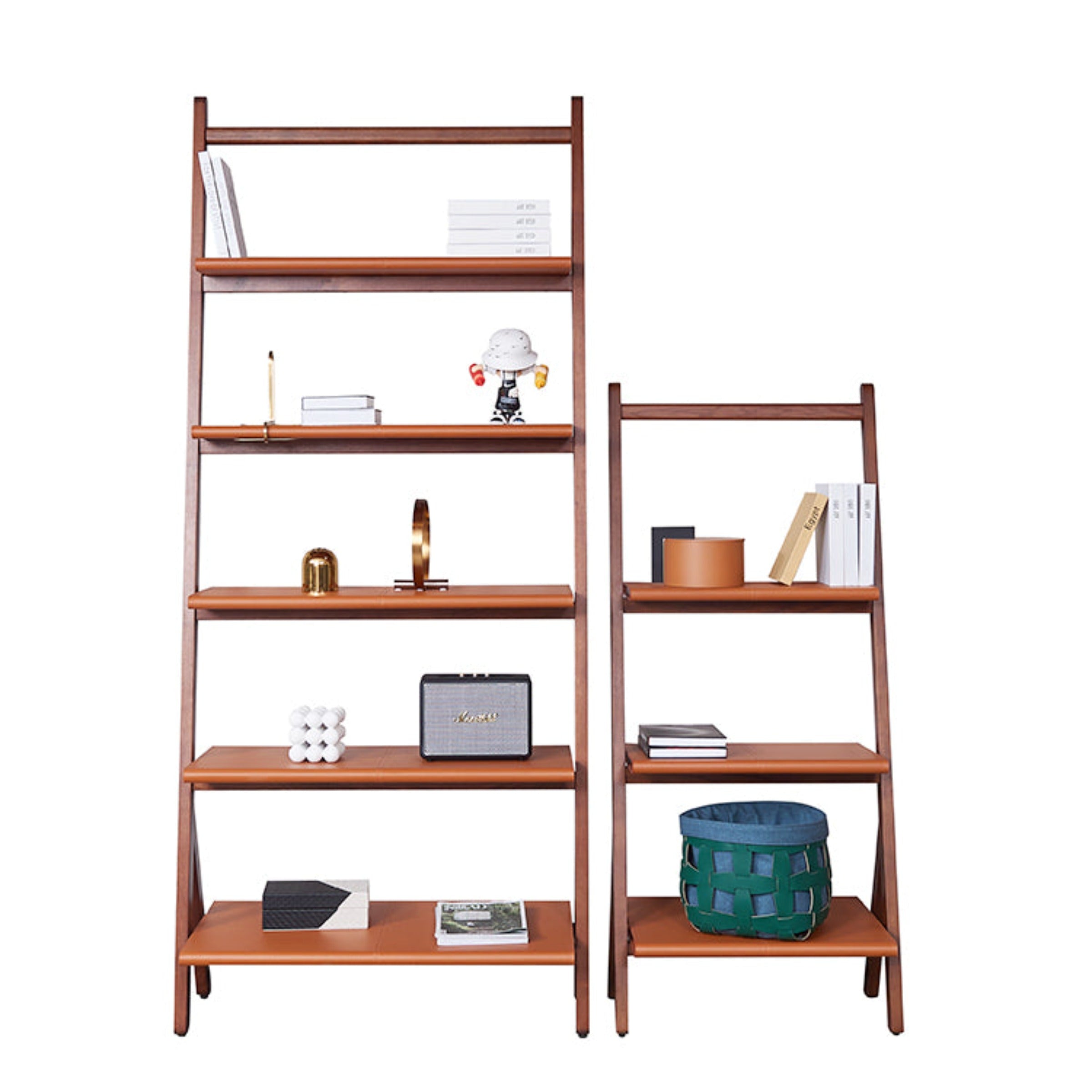 Mycroft caramel Shelf MLL-T39 -  Shelves | مايكروفت خزانة كتب / وحدة أرفف بلون الكراميل - ebarza Furniture UAE | Shop Modern Furniture in Abu Dhabi & Dubai - مفروشات ايبازرا في الامارات | تسوق اثاث عصري وديكورات مميزة في دبي وابوظبي