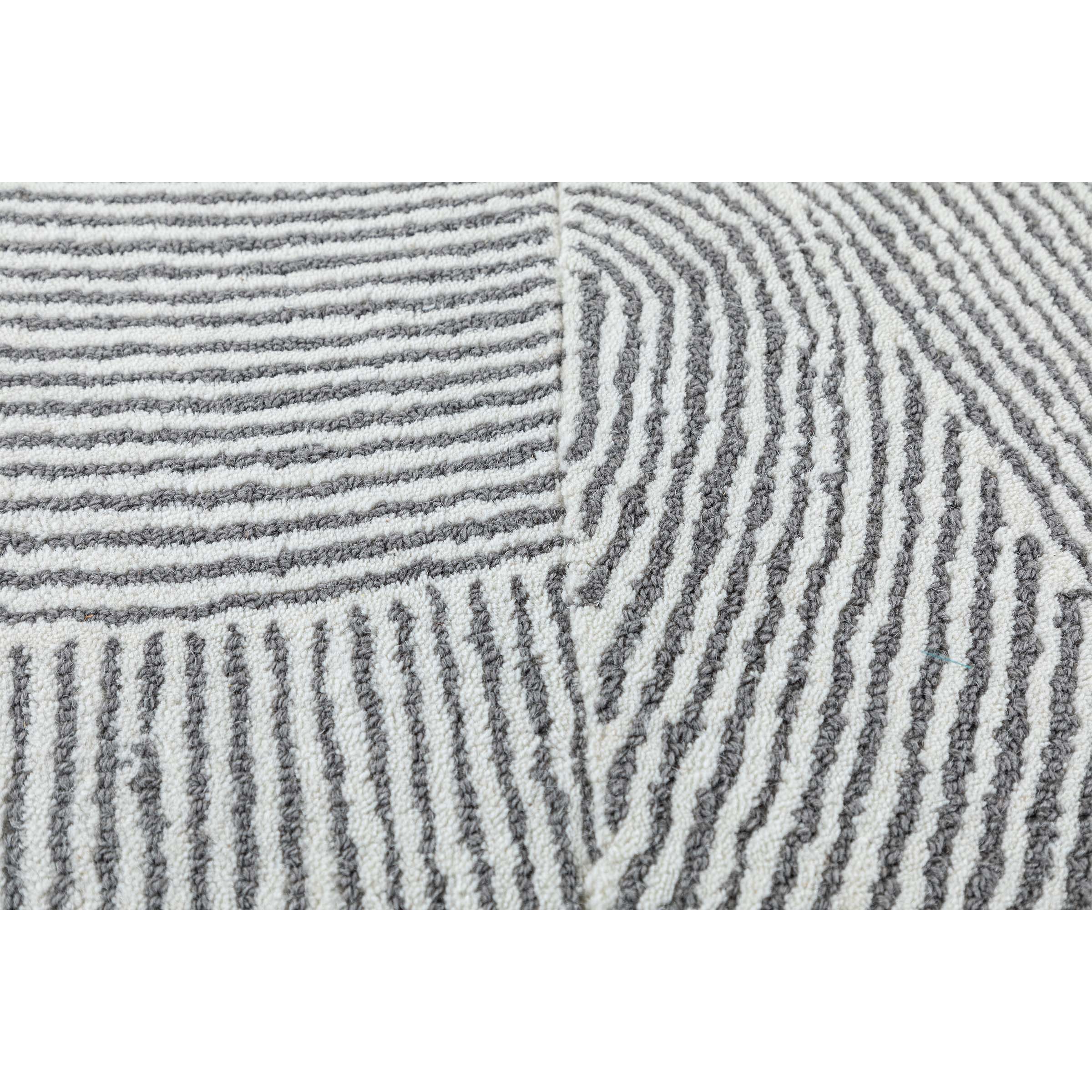 D150 Cm WOOL GREY Rug JH-22740 -  Rugs | سجادة مقاس 150 سم من الصوف البني - ebarza Furniture UAE | Shop Modern Furniture in Abu Dhabi & Dubai - مفروشات ايبازرا في الامارات | تسوق اثاث عصري وديكورات مميزة في دبي وابوظبي