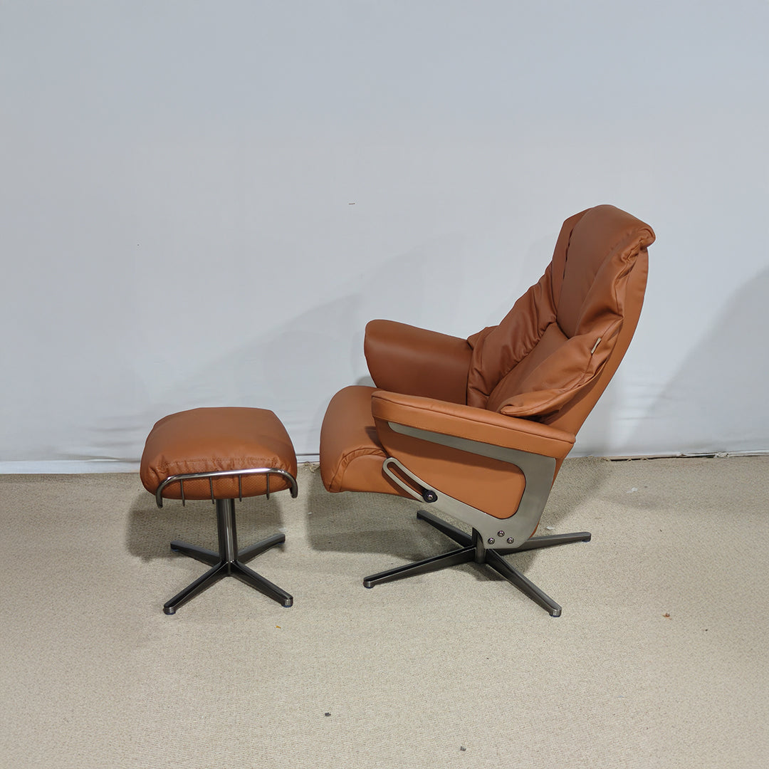 Meridian Lounge Chair with Ottoman F-2286C -  Lounge Chairs - ebarza Furniture UAE | Shop Modern Furniture in Abu Dhabi & Dubai - مفروشات ايبازرا في الامارات | تسوق اثاث عصري وديكورات مميزة في دبي وابوظبي