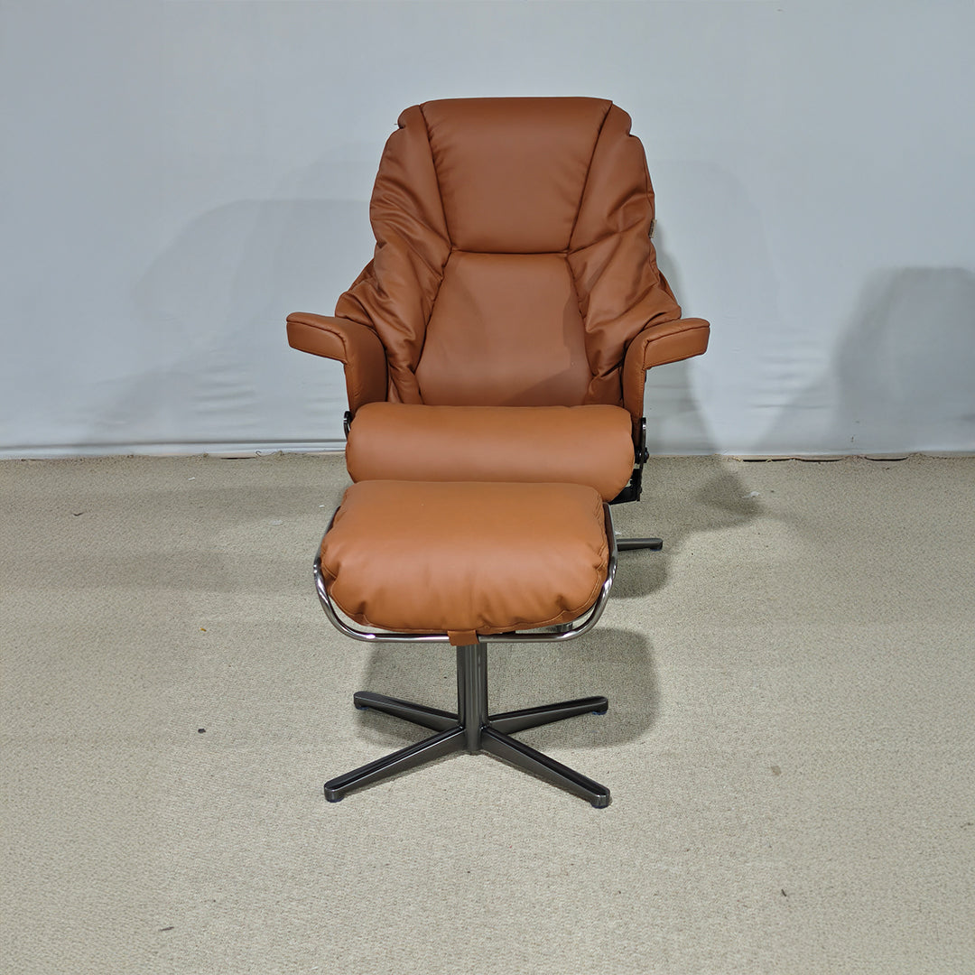 Meridian Lounge Chair with Ottoman F-2286C -  Lounge Chairs - ebarza Furniture UAE | Shop Modern Furniture in Abu Dhabi & Dubai - مفروشات ايبازرا في الامارات | تسوق اثاث عصري وديكورات مميزة في دبي وابوظبي