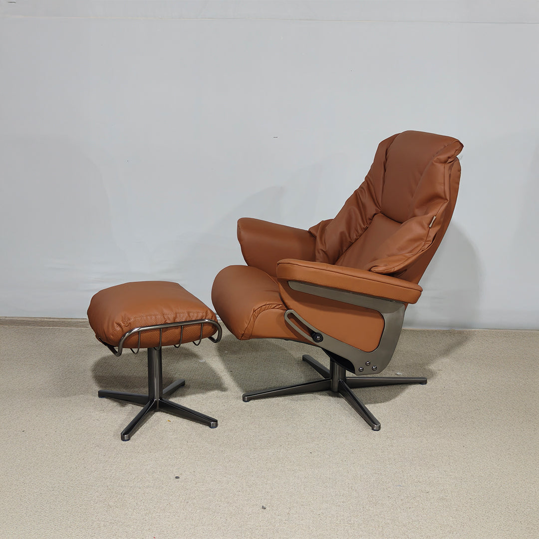 Meridian Lounge Chair with Ottoman F-2286C -  Lounge Chairs - ebarza Furniture UAE | Shop Modern Furniture in Abu Dhabi & Dubai - مفروشات ايبازرا في الامارات | تسوق اثاث عصري وديكورات مميزة في دبي وابوظبي