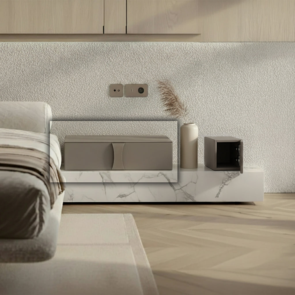 Microfiber Hard Leather Drawer Box TSA555-DR