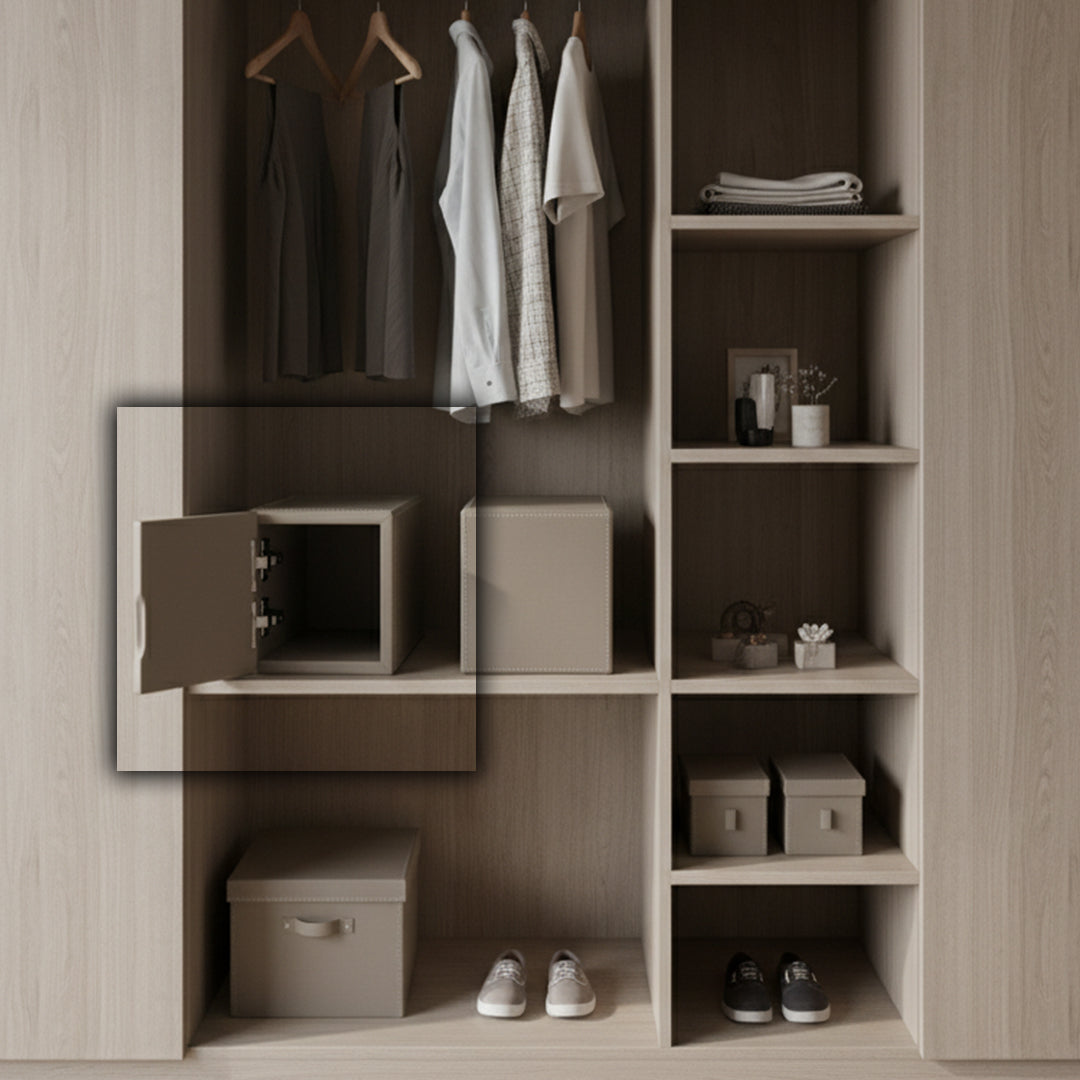 Microfiber Hard Leather Storage Box DR-251-Q -  Decorative Boxes - ebarza Furniture UAE | Shop Modern Furniture in Abu Dhabi & Dubai - مفروشات ايبازرا في الامارات | تسوق اثاث عصري وديكورات مميزة في دبي وابوظبي