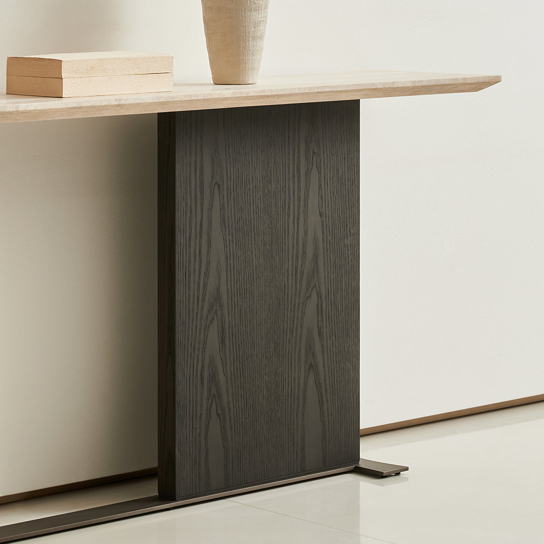 Miya Travertine Console - BMBO-XG80367