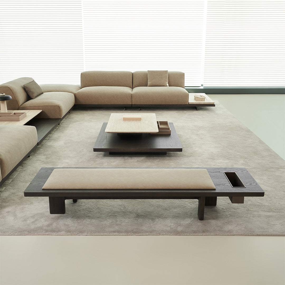 Miya Travertine Coffee Table - BMBO-BJ80350Y