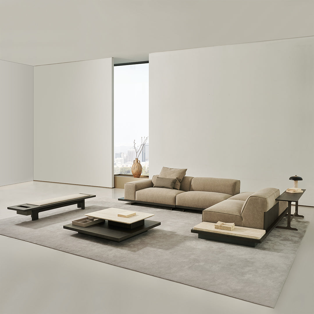 Miya Travertine Coffee Table - BMBO-BJ80350Y