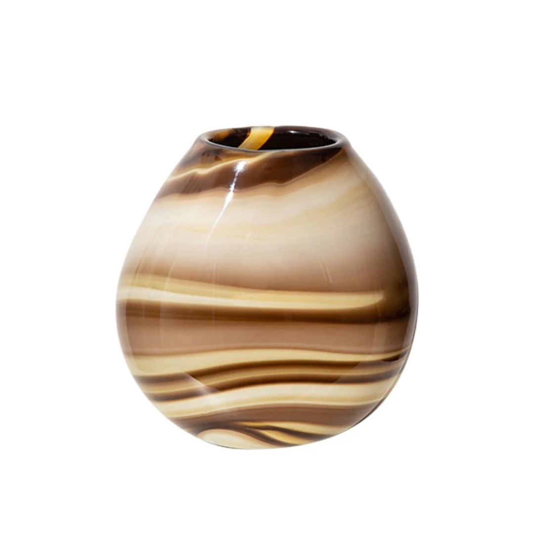 Multicolor Ring Vase-B FB-E23028B -  Vases - ebarza Furniture UAE | Shop Modern Furniture in Abu Dhabi & Dubai - مفروشات ايبازرا في الامارات | تسوق اثاث عصري وديكورات مميزة في دبي وابوظبي