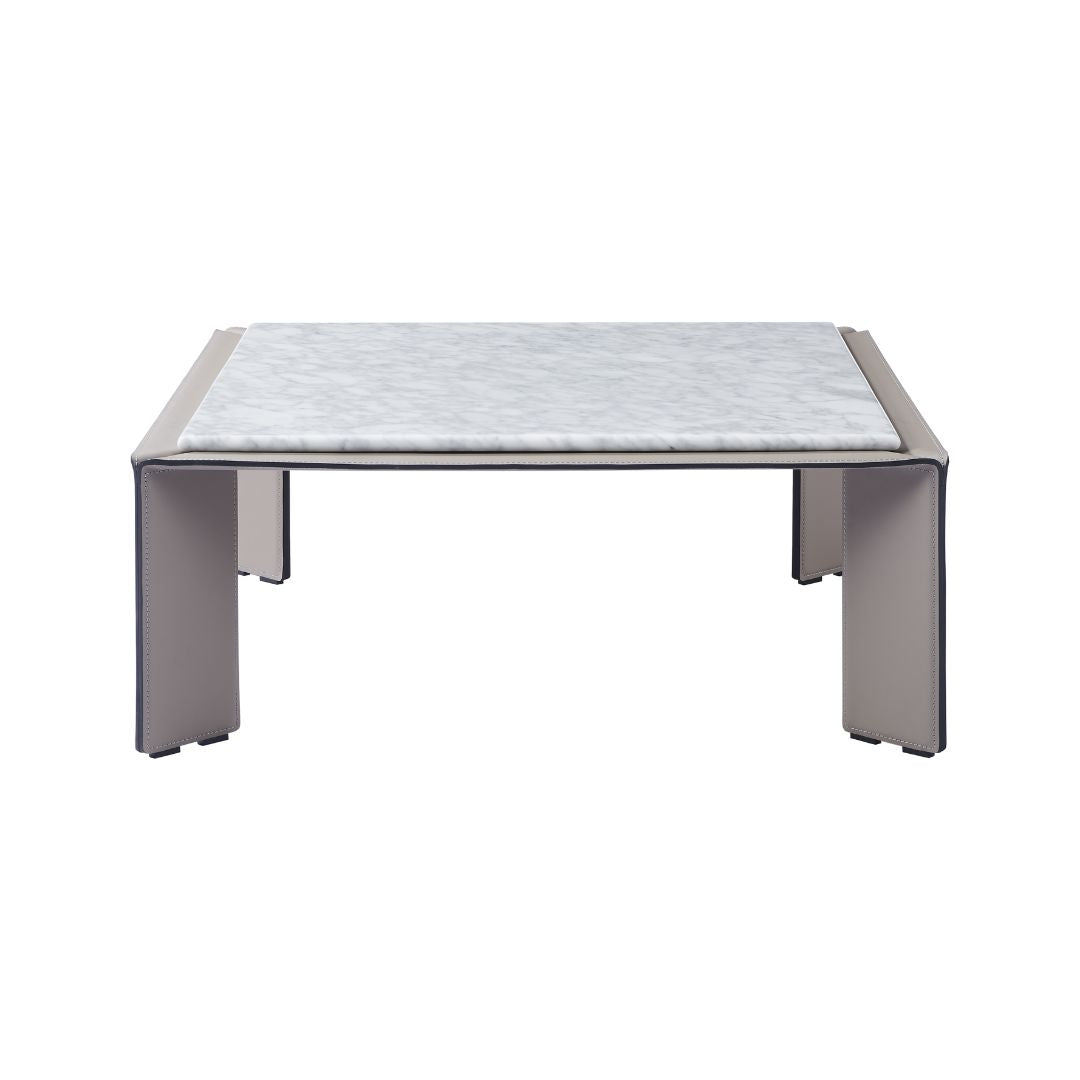 Pre-order 35 Days Delivery Natural Bianco Carrara Venato Marble Coffee Table CH-1111L -  Coffee tables - ebarza Furniture UAE | Shop Modern Furniture in Abu Dhabi & Dubai - مفروشات ايبازرا في الامارات | تسوق اثاث عصري وديكورات مميزة في دبي وابوظبي