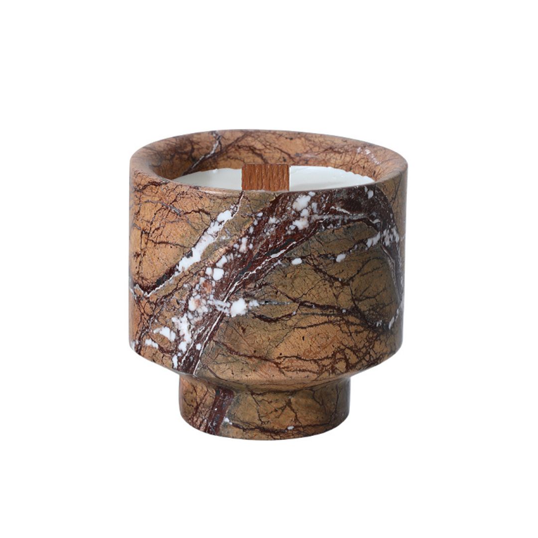 Wilderness Natural Stone Candle Cup - FF-T25012