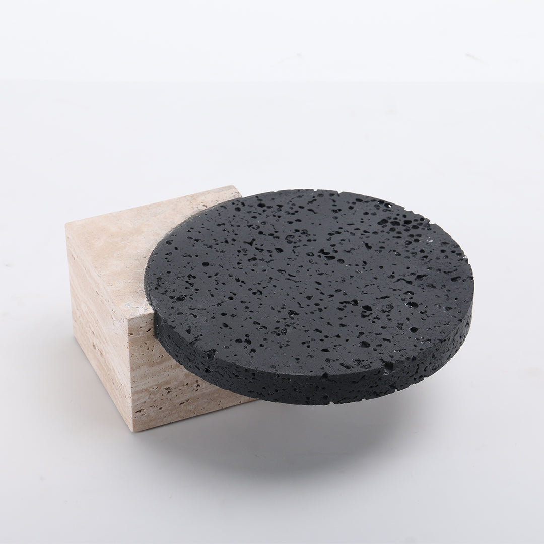 Natural Stone Tray-S KC3017S -  Trays - ebarza Furniture UAE | Shop Modern Furniture in Abu Dhabi & Dubai - مفروشات ايبازرا في الامارات | تسوق اثاث عصري وديكورات مميزة في دبي وابوظبي