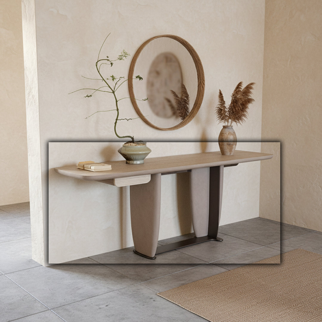 Nexus Veneer Top Console BMCJ-ZT6030 -  Consoles - ebarza Furniture UAE | Shop Modern Furniture in Abu Dhabi & Dubai - مفروشات ايبازرا في الامارات | تسوق اثاث عصري وديكورات مميزة في دبي وابوظبي