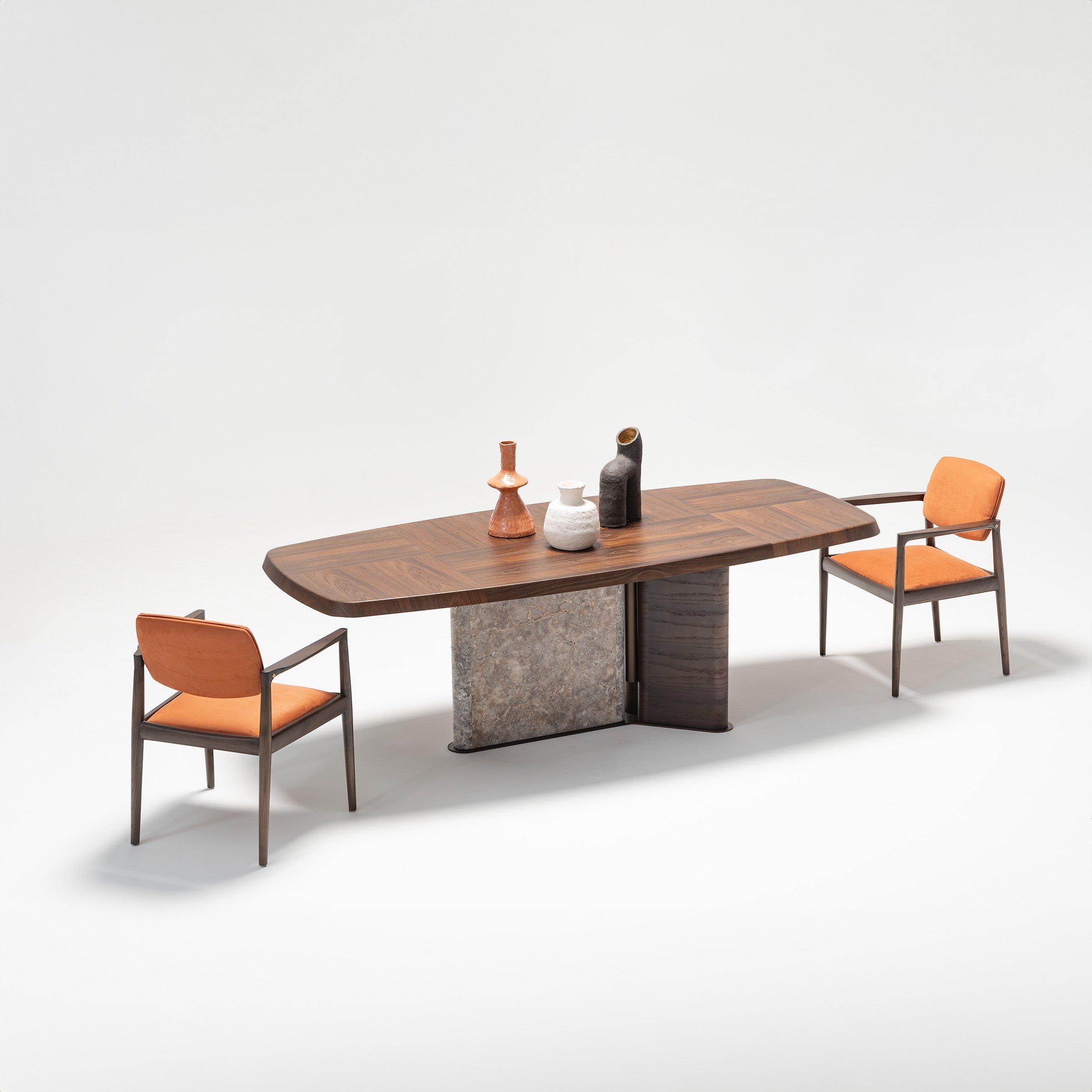 ODEON DINING TABLE 2.78 OD-DT-001 -  Dining Tables | أوديون طاولة طعام - ebarza Furniture UAE | Shop Modern Furniture in Abu Dhabi & Dubai - مفروشات ايبازرا في الامارات | تسوق اثاث عصري وديكورات مميزة في دبي وابوظبي