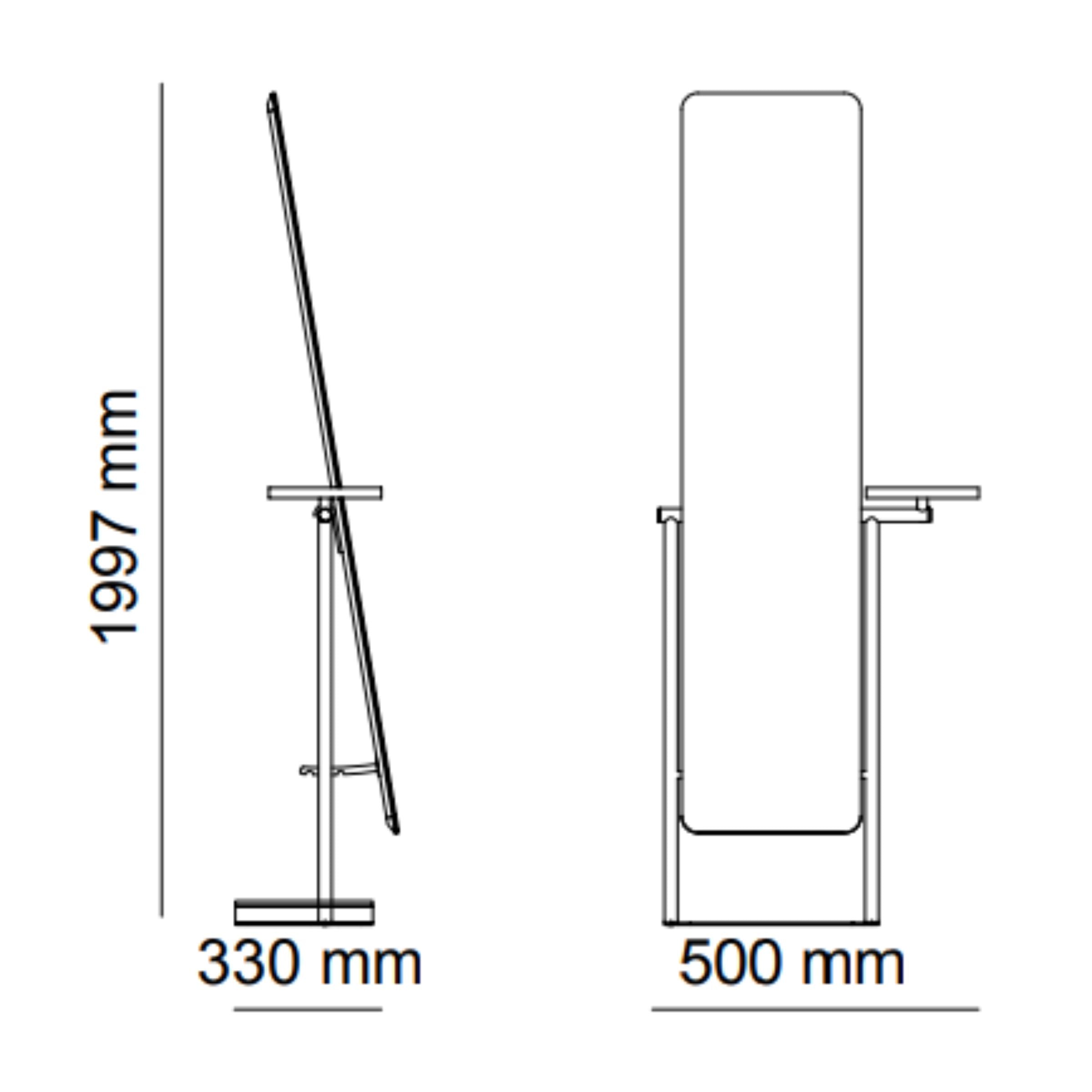 ODEON MIRROR OD-MR001 -  Mirrors | مرآة أوديون - ebarza Furniture UAE | Shop Modern Furniture in Abu Dhabi & Dubai - مفروشات ايبازرا في الامارات | تسوق اثاث عصري وديكورات مميزة في دبي وابوظبي