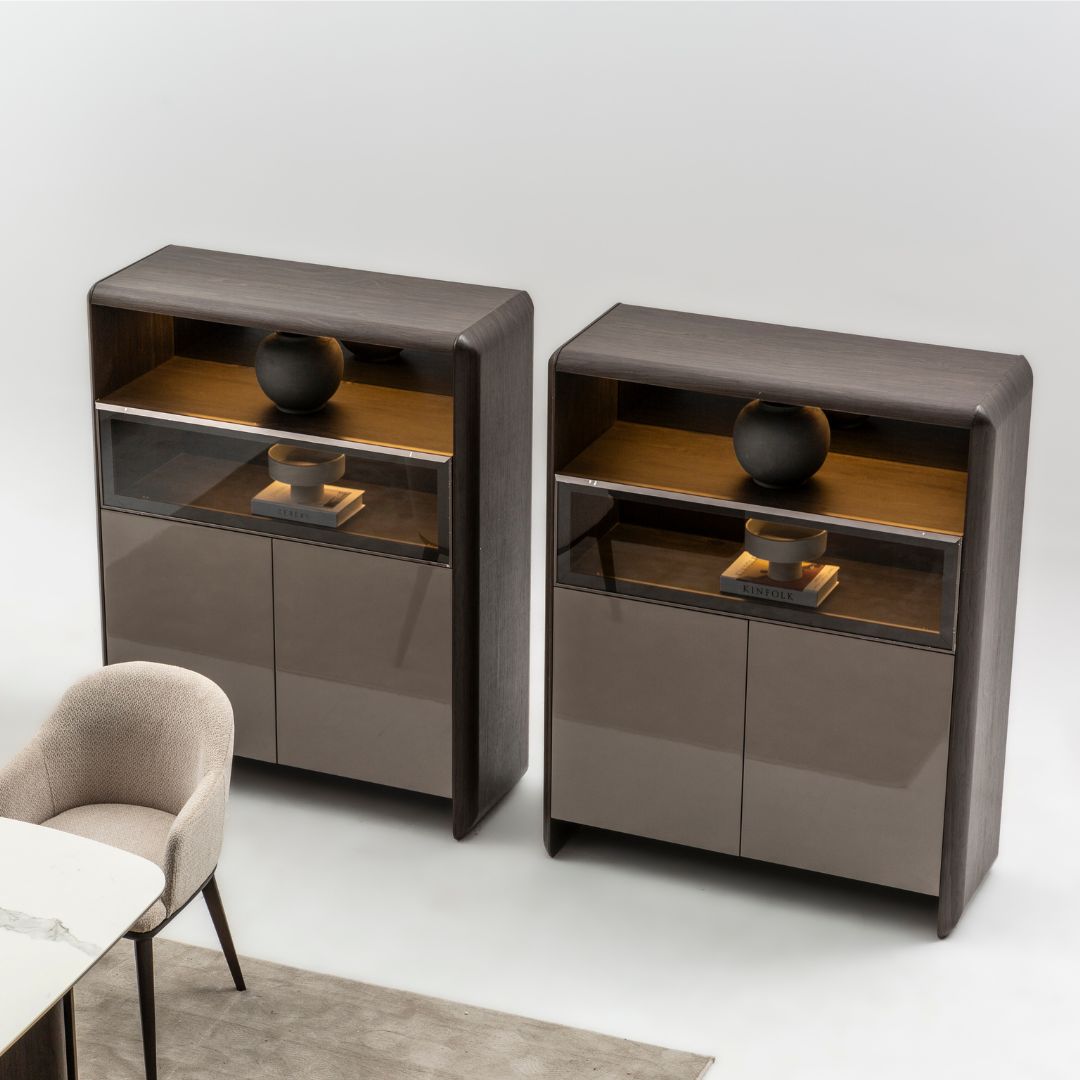 Pre Order 120 Days Delivery  ORCA SHOWCASE CABINET -  Cabinets | خزانة مخصصة - ebarza Furniture UAE | Shop Modern Furniture in Abu Dhabi & Dubai - مفروشات ايبازرا في الامارات | تسوق اثاث عصري وديكورات مميزة في دبي وابوظبي