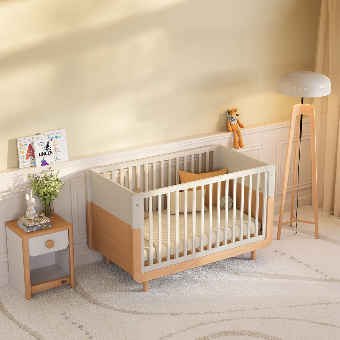 Ocean Cot Baby Crib Bed  B-OCCB/TEBH -  Cribs - ebarza Furniture UAE | Shop Modern Furniture in Abu Dhabi & Dubai - مفروشات ايبازرا في الامارات | تسوق اثاث عصري وديكورات مميزة في دبي وابوظبي