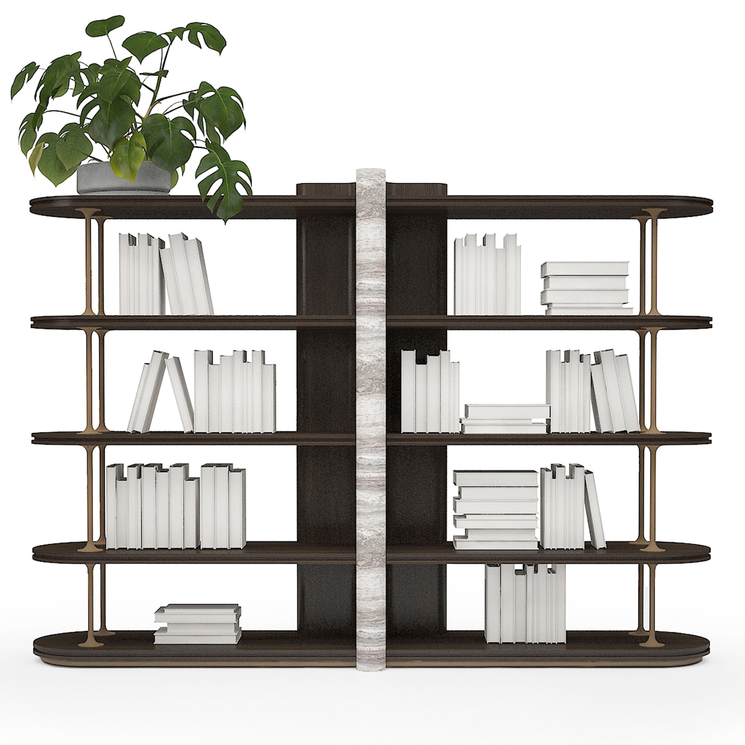 ODEON BOOKSHELF OD-BS-001 -  Shelves | رف الكتب أوديون - ebarza Furniture UAE | Shop Modern Furniture in Abu Dhabi & Dubai - مفروشات ايبازرا في الامارات | تسوق اثاث عصري وديكورات مميزة في دبي وابوظبي