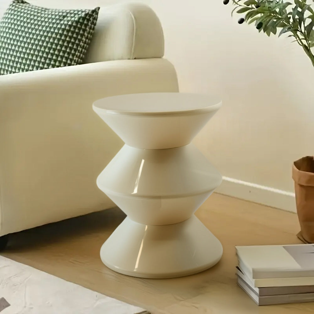 Side Table PC-176A/Off White -  Side Tables - ebarza Furniture UAE | Shop Modern Furniture in Abu Dhabi & Dubai - مفروشات ايبازرا في الامارات | تسوق اثاث عصري وديكورات مميزة في دبي وابوظبي