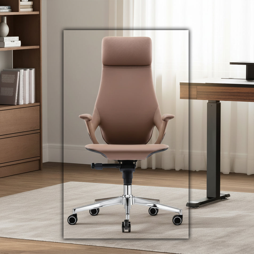 Office Chair M17H-BR -  Office Chairs - ebarza Furniture UAE | Shop Modern Furniture in Abu Dhabi & Dubai - مفروشات ايبازرا في الامارات | تسوق اثاث عصري وديكورات مميزة في دبي وابوظبي