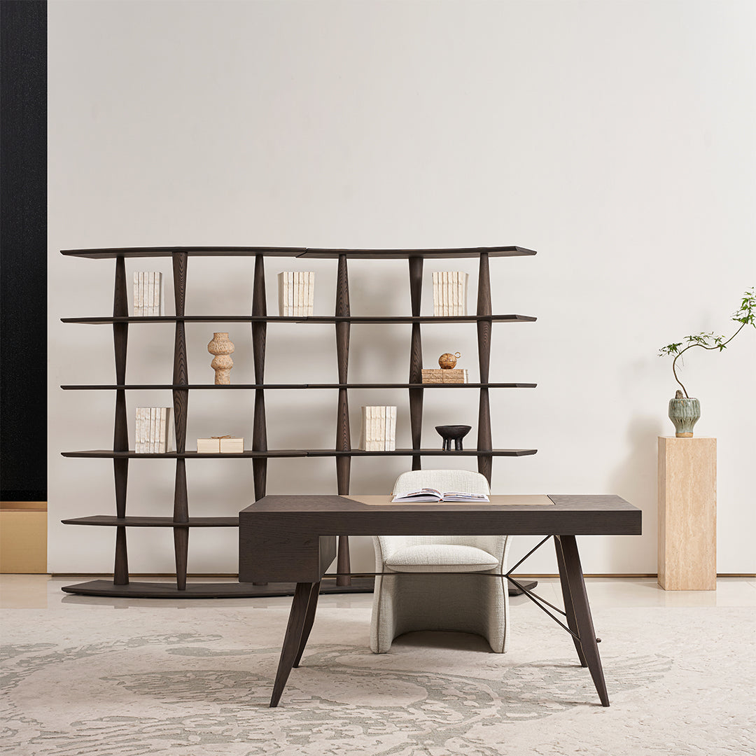 Nexus Shelf Ash Wood Italian Grey - BMS-SJ-517 -  Shelves - ebarza Furniture UAE | Shop Modern Furniture in Abu Dhabi & Dubai - مفروشات ايبازرا في الامارات | تسوق اثاث عصري وديكورات مميزة في دبي وابوظبي