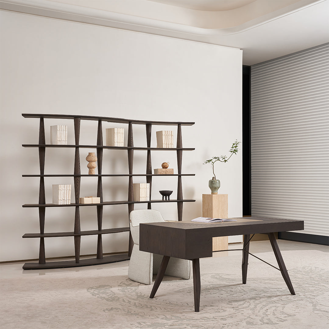 Nexus Shelf Ash Wood Italian Grey - BMS-SJ-517 -  Shelves - ebarza Furniture UAE | Shop Modern Furniture in Abu Dhabi & Dubai - مفروشات ايبازرا في الامارات | تسوق اثاث عصري وديكورات مميزة في دبي وابوظبي