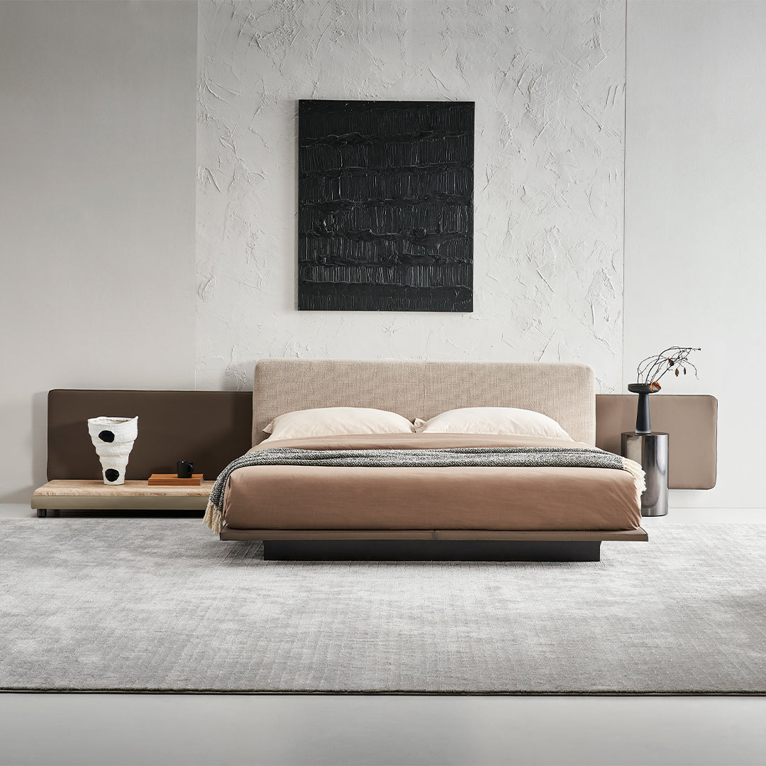 Avenor Suspended King Size Bedstead - SF091 -  Bedsteads - ebarza Furniture UAE | Shop Modern Furniture in Abu Dhabi & Dubai - مفروشات ايبازرا في الامارات | تسوق اثاث عصري وديكورات مميزة في دبي وابوظبي