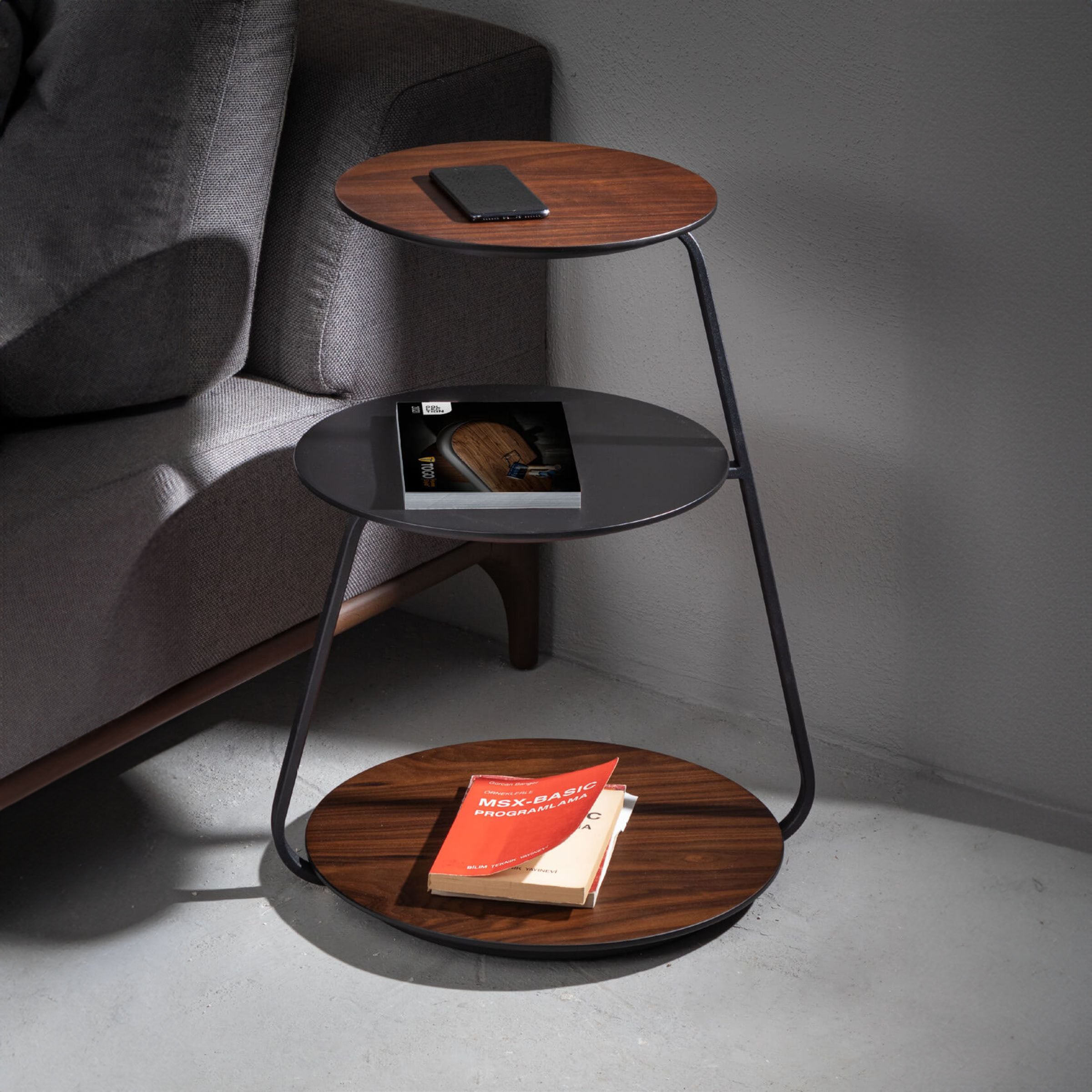 Oslo Side Table OS-ST001 -  Side Tables | طاولة جانبية أوسلو - ebarza Furniture UAE | Shop Modern Furniture in Abu Dhabi & Dubai - مفروشات ايبازرا في الامارات | تسوق اثاث عصري وديكورات مميزة في دبي وابوظبي