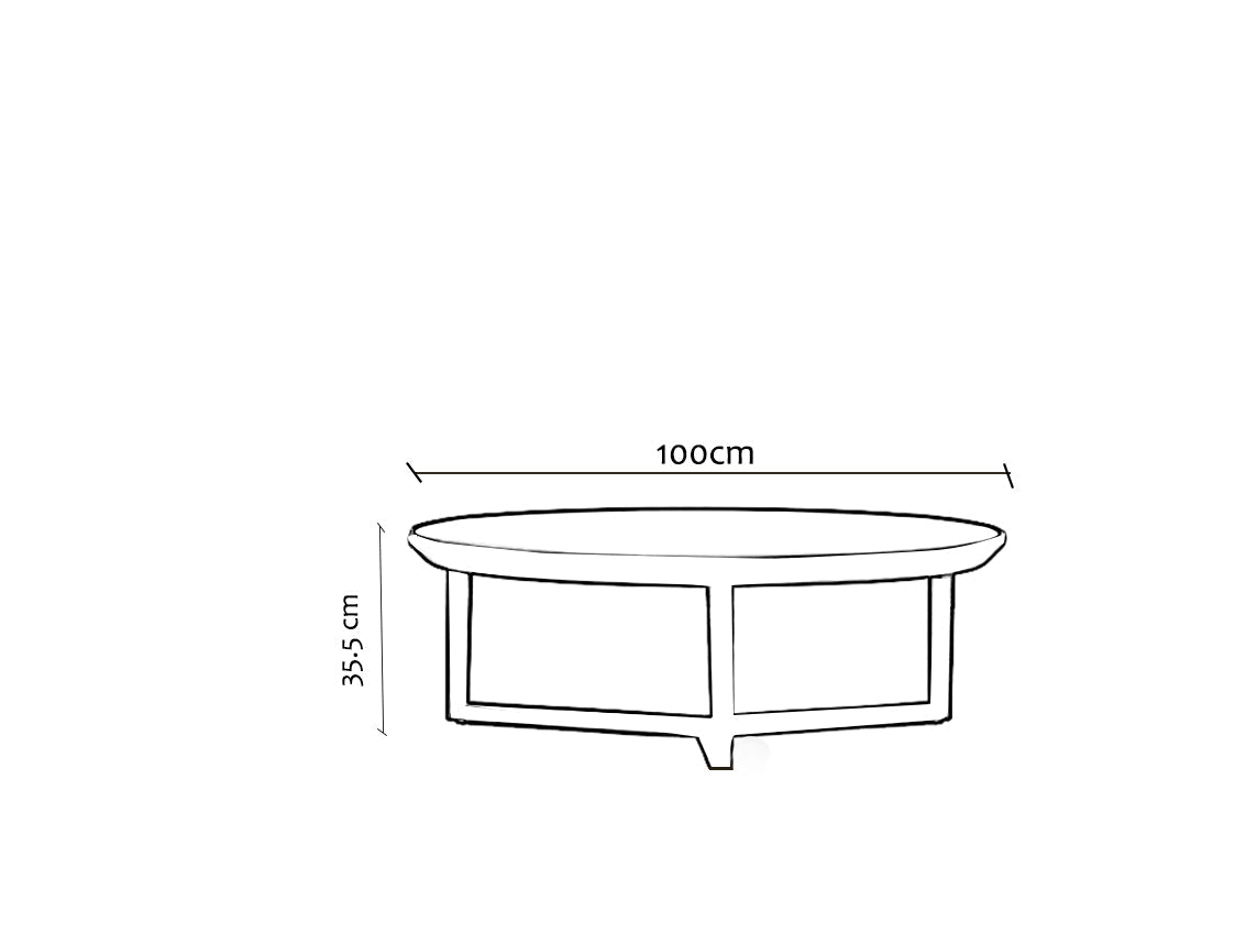 Display Item Otto Center Table Otto0001Nakheel -  USED ITEM | قطعة من المعرض - طاولة وسط أوتو - ebarza Furniture UAE | Shop Modern Furniture in Abu Dhabi & Dubai - مفروشات ايبازرا في الامارات | تسوق اثاث عصري وديكورات مميزة في دبي وابوظبي