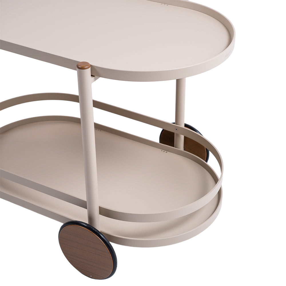 PIPE BAR CART KT8503N42ALU -  Trolley - ebarza Furniture UAE | Shop Modern Furniture in Abu Dhabi & Dubai - مفروشات ايبازرا في الامارات | تسوق اثاث عصري وديكورات مميزة في دبي وابوظبي