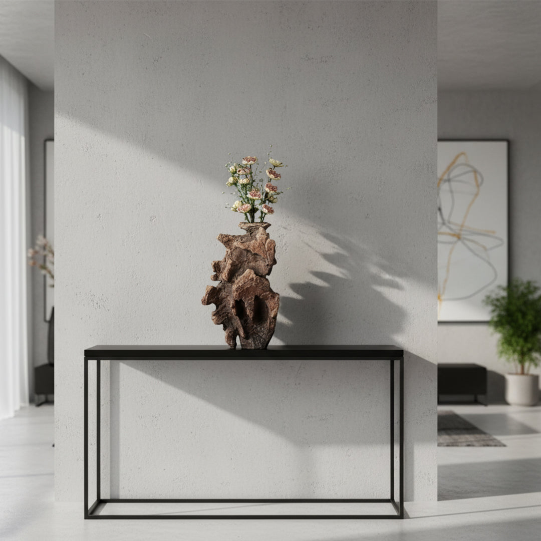 POLY VASE TL-0143 -  Vases - ebarza Furniture UAE | Shop Modern Furniture in Abu Dhabi & Dubai - مفروشات ايبازرا في الامارات | تسوق اثاث عصري وديكورات مميزة في دبي وابوظبي