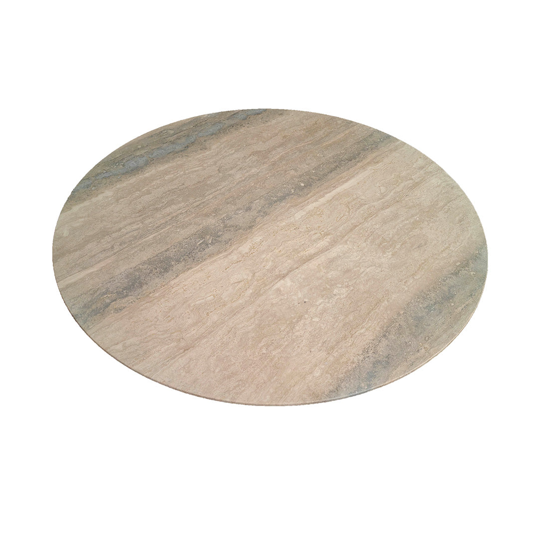 Palma Travertine Dining Table - 308DTS -  Dining Tables - ebarza Furniture UAE | Shop Modern Furniture in Abu Dhabi & Dubai - مفروشات ايبازرا في الامارات | تسوق اثاث عصري وديكورات مميزة في دبي وابوظبي