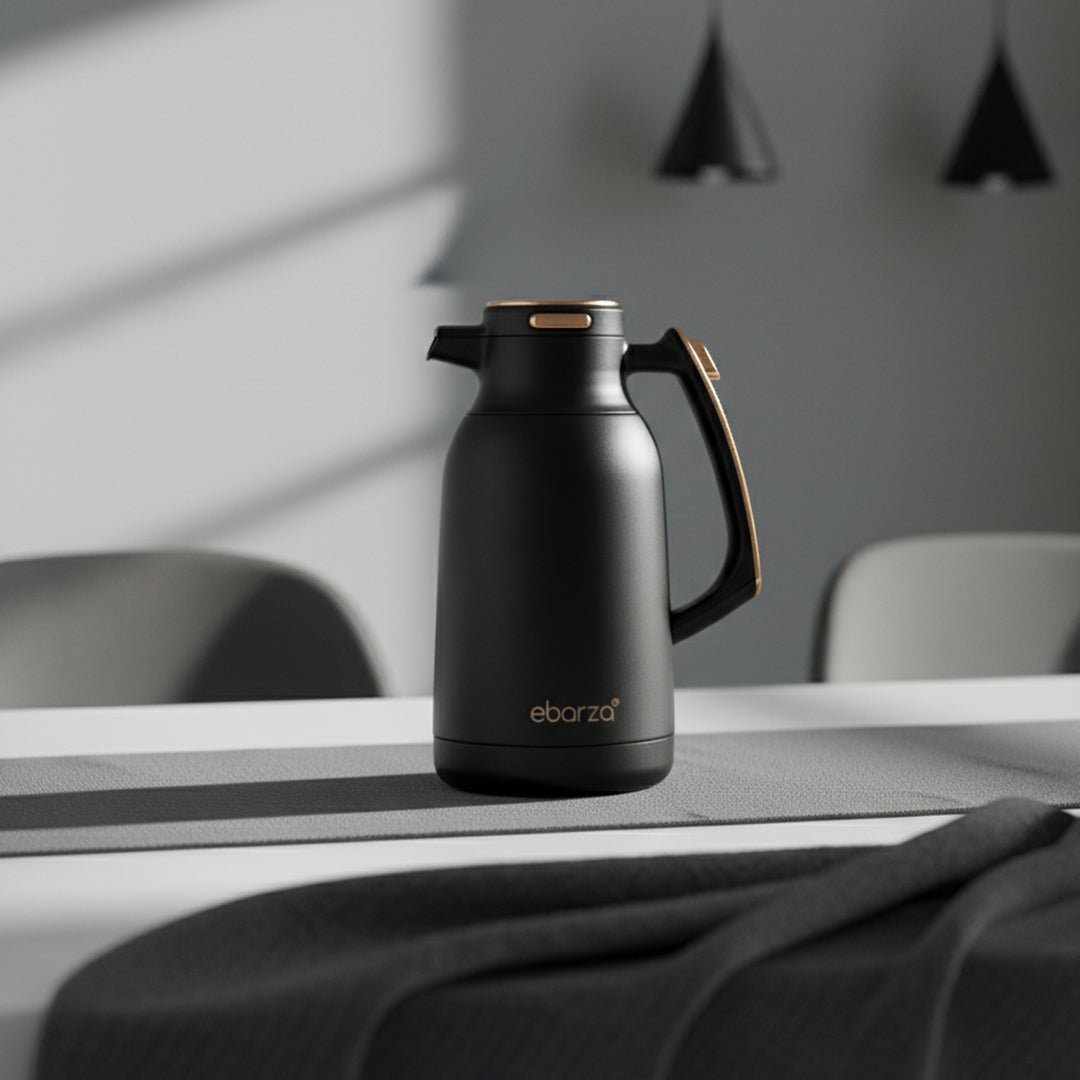 Pre-order 15 Days Delivery Alpo Thermal Coffee Carafe 2L ALP002PC68BKG - Black -  Drinkware - ebarza Furniture UAE | Shop Modern Furniture in Abu Dhabi & Dubai - مفروشات ايبازرا في الامارات | تسوق اثاث عصري وديكورات مميزة في دبي وابوظبي