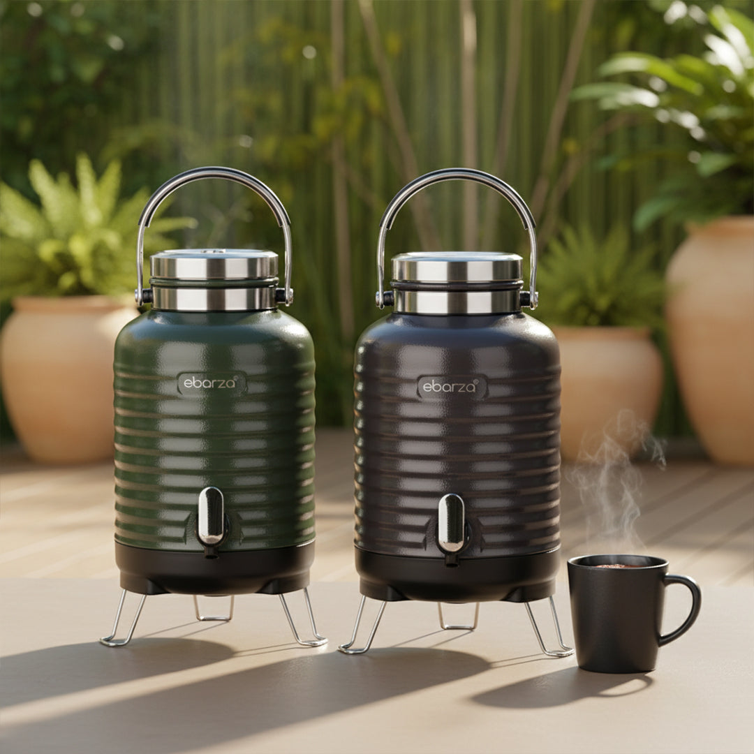 Pre-order 15 Days Delivery Deke Water Jar 5L-Green SHALDK170HMGR -  Drinkware - ebarza Furniture UAE | Shop Modern Furniture in Abu Dhabi & Dubai - مفروشات ايبازرا في الامارات | تسوق اثاث عصري وديكورات مميزة في دبي وابوظبي