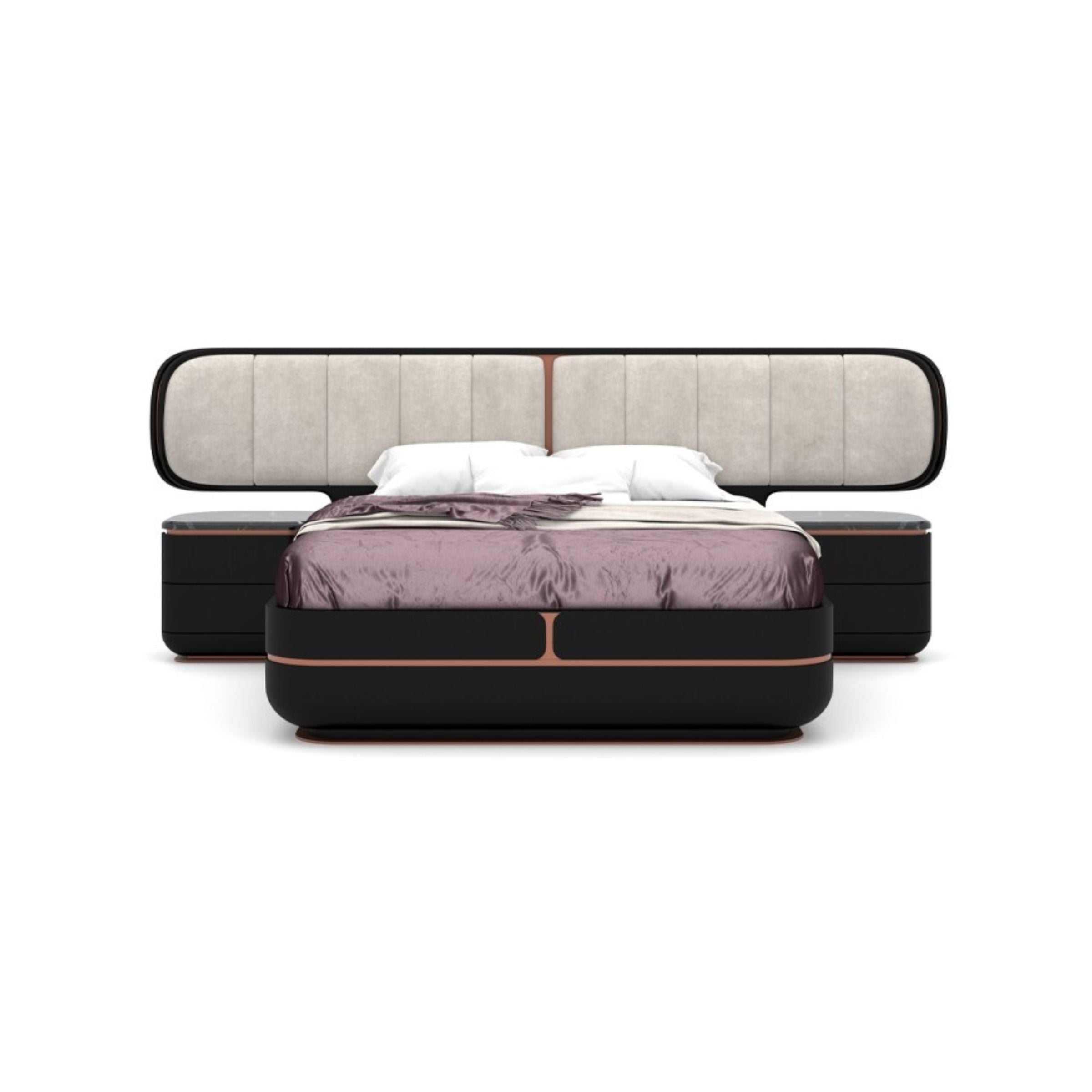 Tulip King Size Bedstead  KARTLP001 -  Bedsteads | سرير توليب بحجم كينغ - ebarza Furniture UAE | Shop Modern Furniture in Abu Dhabi & Dubai - مفروشات ايبازرا في الامارات | تسوق اثاث عصري وديكورات مميزة في دبي وابوظبي