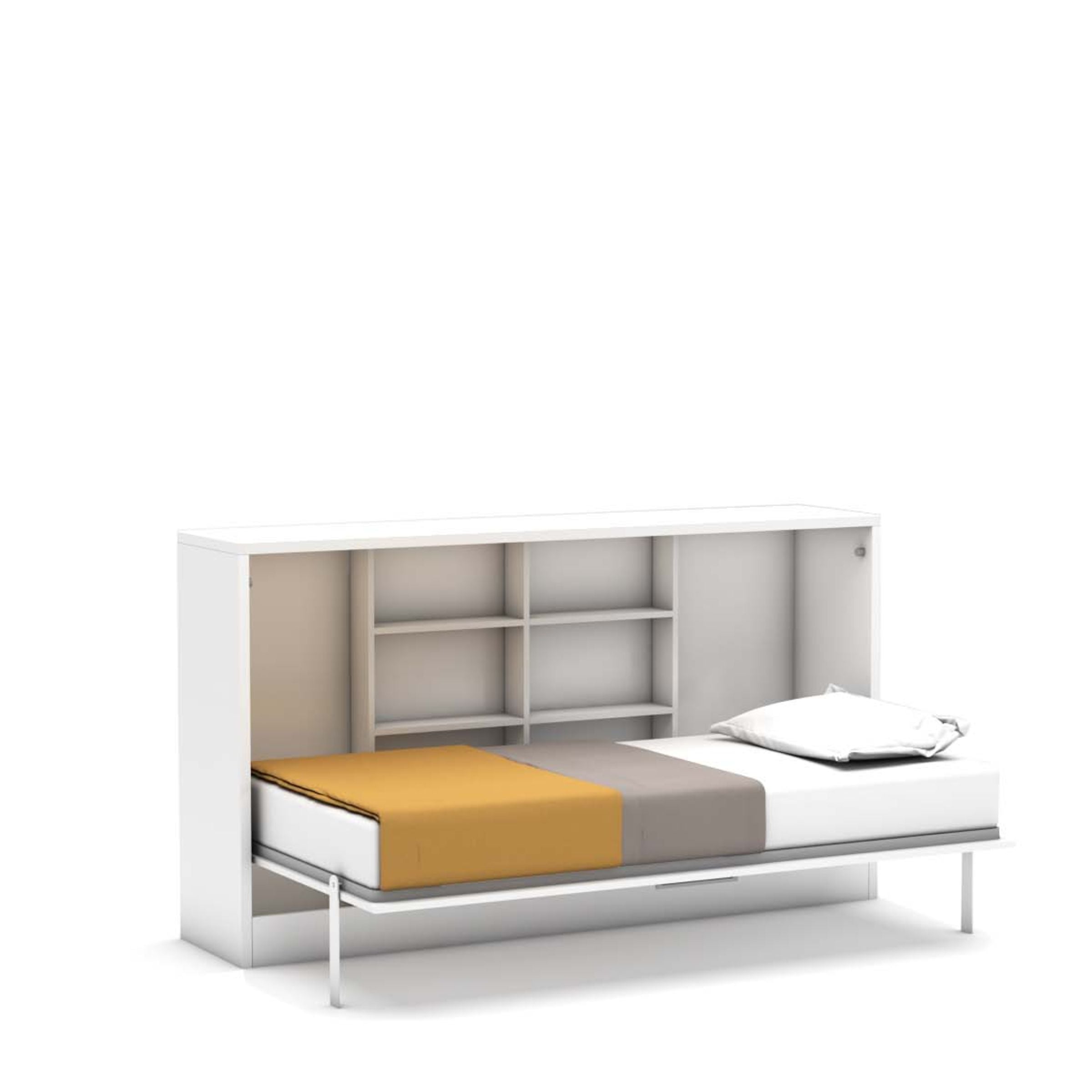 LIFE Convertable Wall Bed & Mattress with Desk Module 1121 1121C/1121D -  Bedsteads | سرير لايف يغلق على الحائط مع الفرشة ( قابل للتعديل ) - ebarza Furniture UAE | Shop Modern Furniture in Abu Dhabi & Dubai - مفروشات ايبازرا في الامارات | تسوق اثاث عصري وديكورات مميزة في دبي وابوظبي