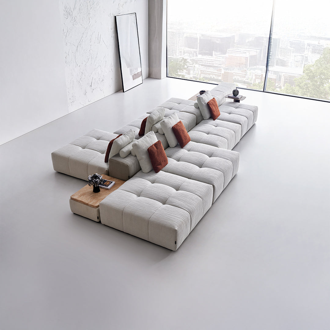 Puzzle Modular Small  2seater C SF080- 2seater -  Sofas - ebarza Furniture UAE | Shop Modern Furniture in Abu Dhabi & Dubai - مفروشات ايبازرا في الامارات | تسوق اثاث عصري وديكورات مميزة في دبي وابوظبي