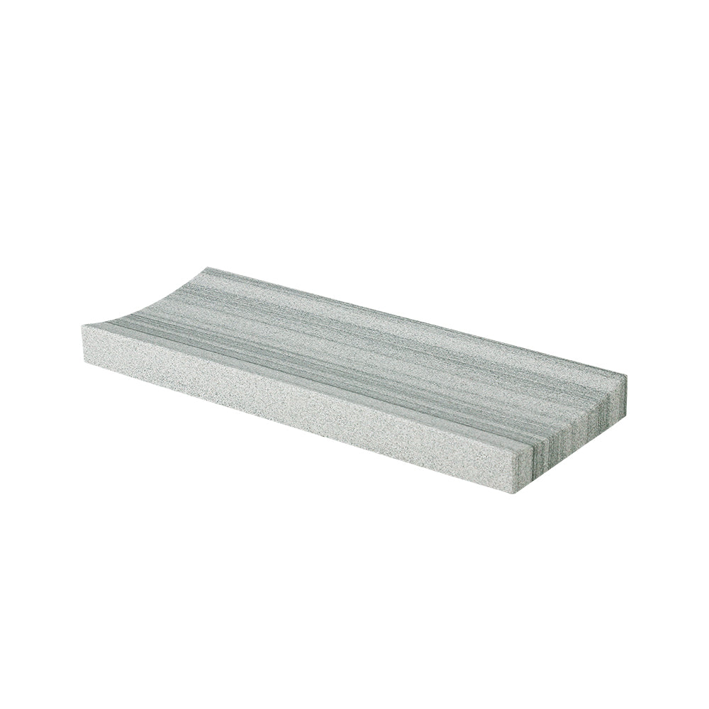 Australian Gray Marble Towel Tray RHS893 -  Trays | صينية صغيرة بيضاوية رخامية على شكل زهرة باوانج - ebarza Furniture UAE | Shop Modern Furniture in Abu Dhabi & Dubai - مفروشات ايبازرا في الامارات | تسوق اثاث عصري وديكورات مميزة في دبي وابوظبي